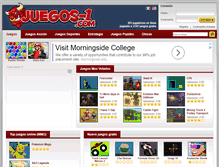 Tablet Screenshot of juegos-1.com